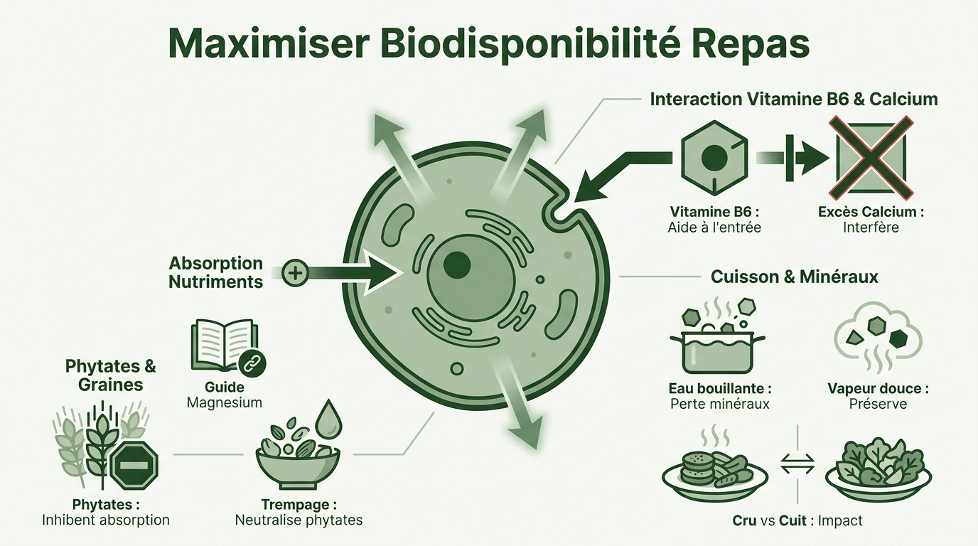 Aliments riches en magnésium et techniques de préparation pour optimiser l'absorption