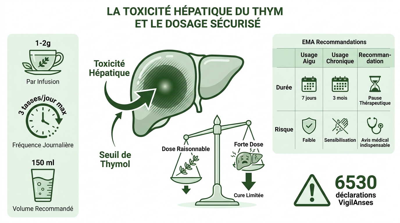 Tisane de thym et santé du foie
